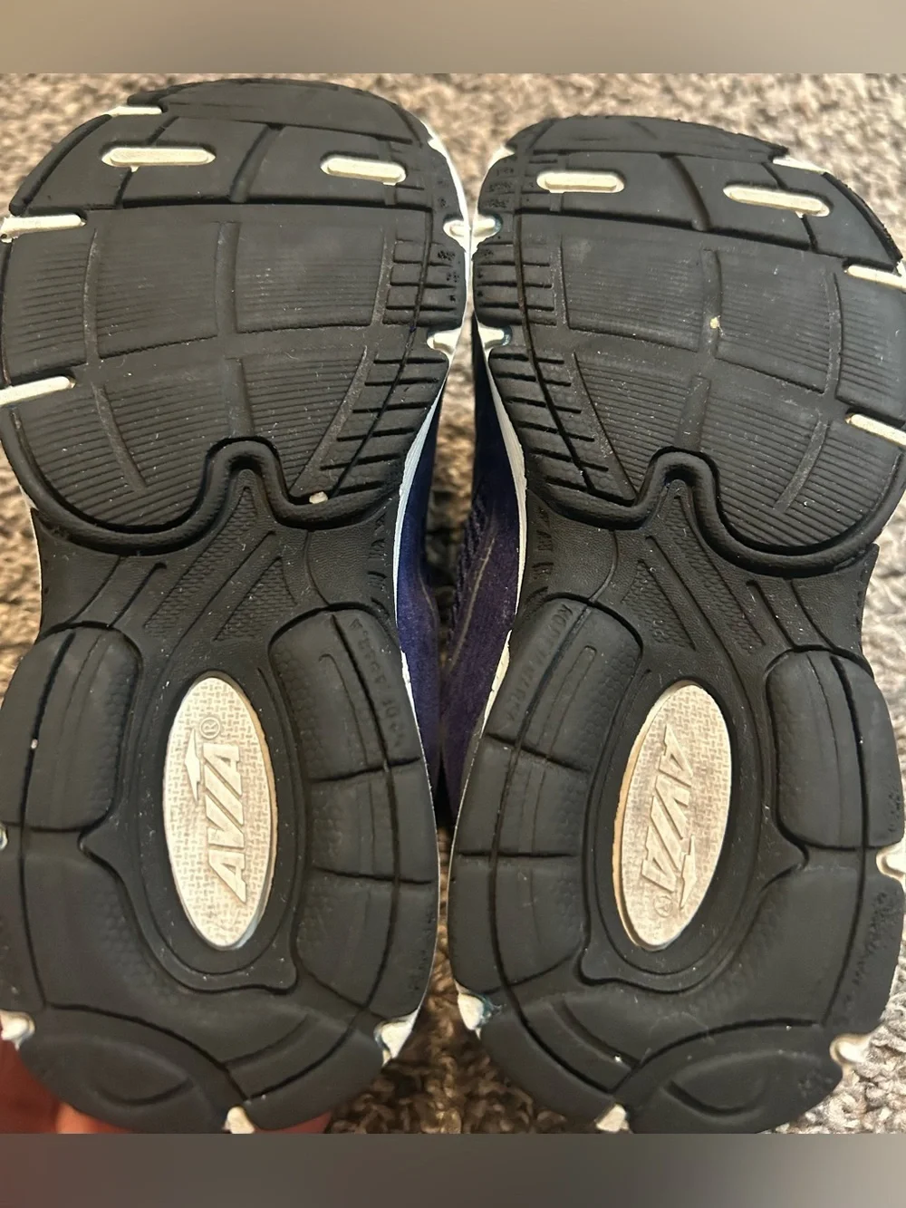 Avia 5000 Toddler Unisex Chunky Trainer Sneakers - Navy/Silver Size 10